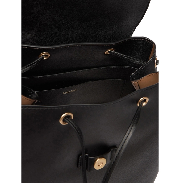 Σακίδιο CALVIN KLEIN Foil Logo Large Flap 3505G Μαύρο